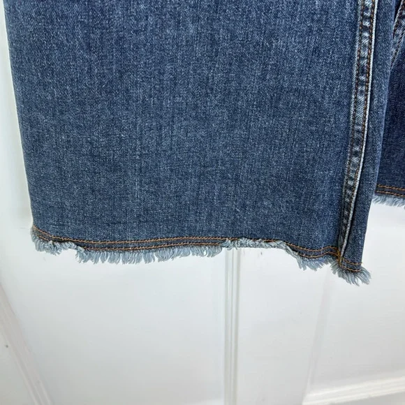 Dundas Button-Detailed High-Rise Flared Jeans Size 42 - Picture 5 of 12